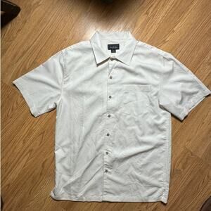 Mens Medium David Taylor Button Down Hawaiian Style